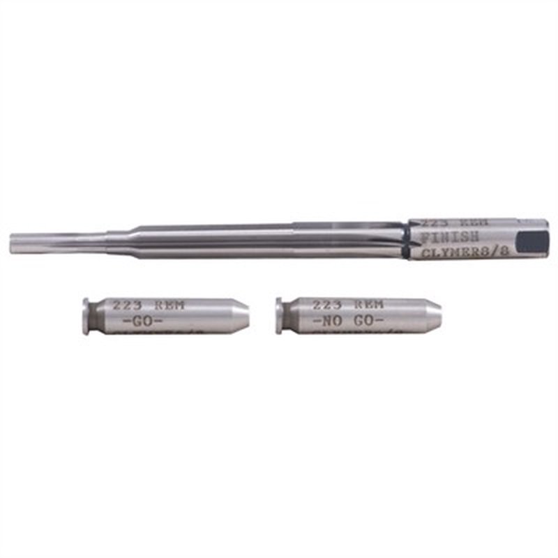 CLYMER 223 & 308 Chamber Reaming Kit with Go/No-Go Gauges