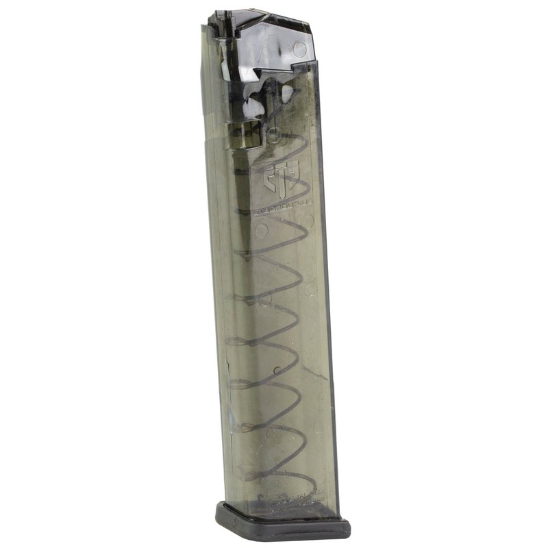 Elite Tactical Systems Group 27 Round 9mm Magazine Glock 17/19/26 Carbon Smoke SMK-GLK-9-170