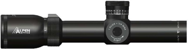 Alpen Apex 1-6x24 Rifle Scope AR-BDC 30mm Tube Matte Black Compact