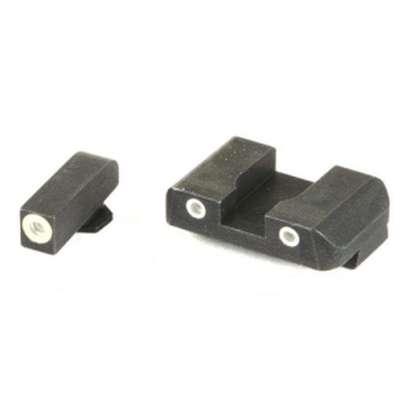 Ameriglo GL-243 Pro-Glo Tritium Sights for Glock 17/19/23/26/27/33/35 (Green)