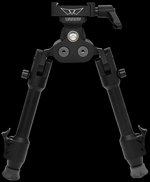 Warne Skyline Pro Bipod Arca-Swiss Interface Precision Legs 7924M Black Anodized