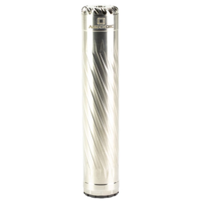 ANECHOIC AnechoX 30L Suppressor 30 Caliber Silver 5/8X24