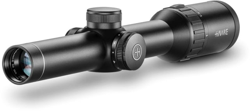 Hawke Sport Optics Endurance 30 LPVO Scope 1-4x24mm 30mm Tube L4A IR Reticle Black