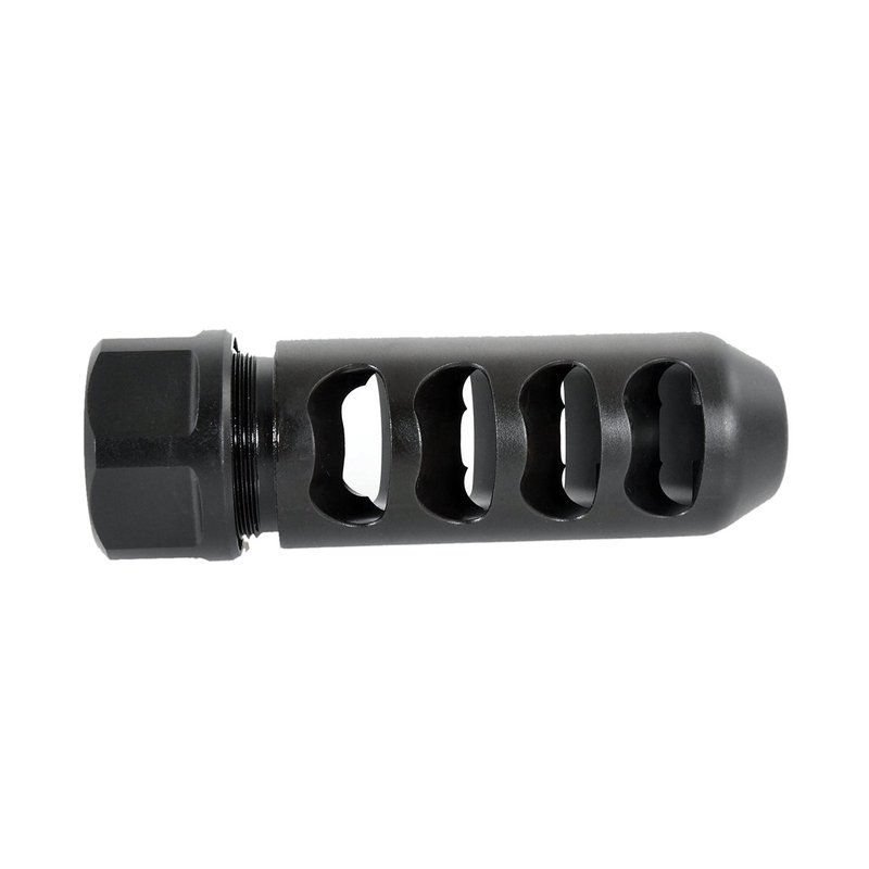 American Precision Arms Gen 2 Fat Bastard Self Timing Muzzle Brake 5/8-24, Black