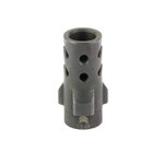 Angstadt Arms 9mm 3-Lug 1/2x28 Muzzle Brake, Black Nitride
