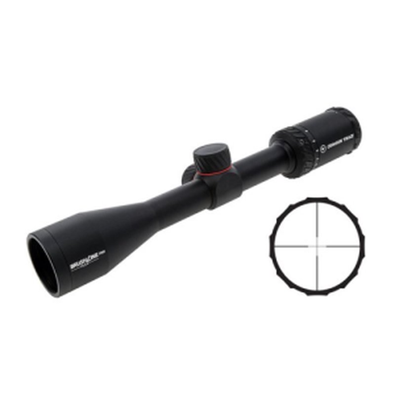 Crimson Trace Brushline Pro 3-9x40 Rifle Scope Plex Reticle Matte Black