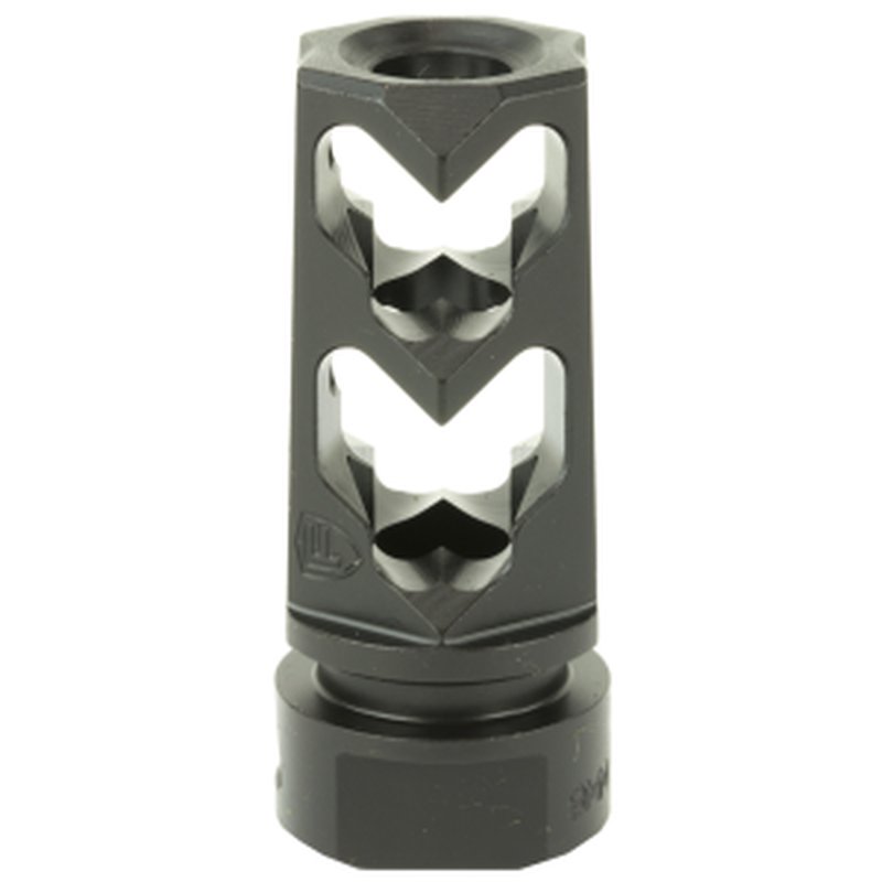 Fortis Manufacturing Muzzle Brake 9mm 1/2x28 Black Finish 9MM-MB-BLK-28