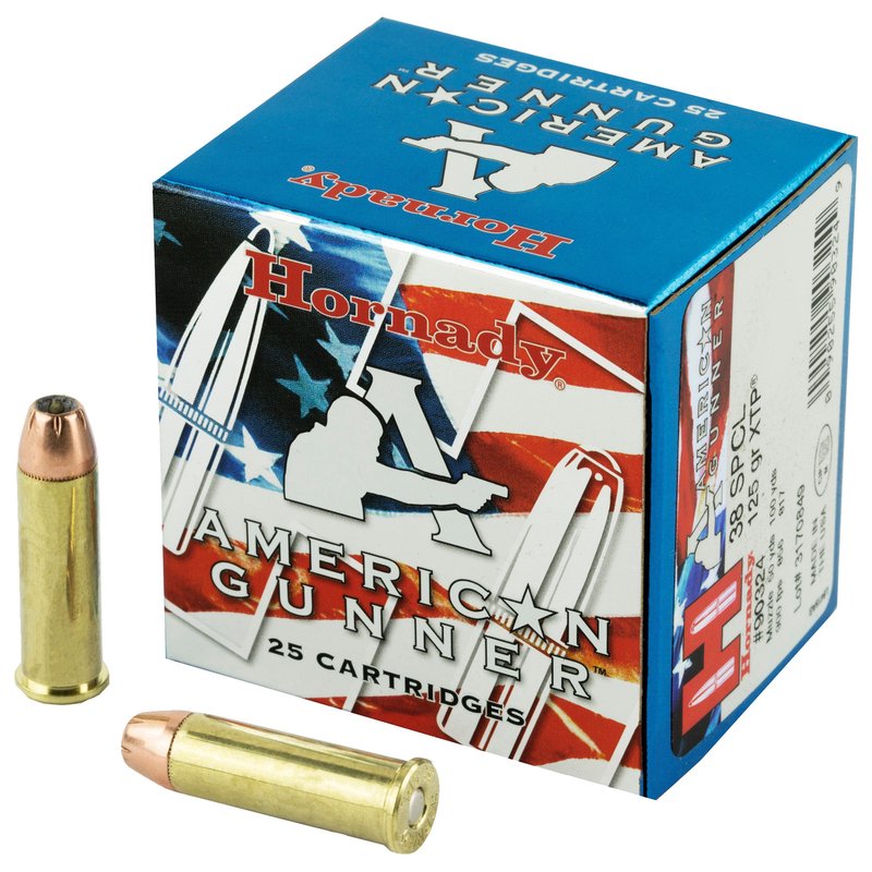 Hornady American Gunner .38 Special Handgun Ammo XTP Hollow Point 25 Rounds