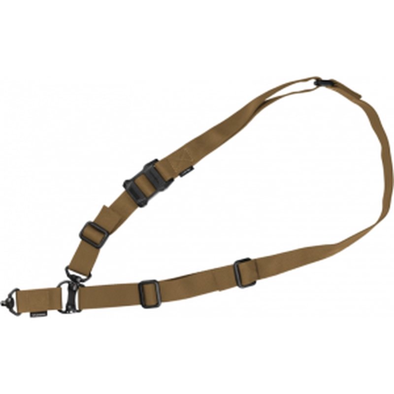 Magpul MS4 QDM Sling 1.25 Inch Adjustable Two-Point Coyote Nylon Webbing for Rifle
