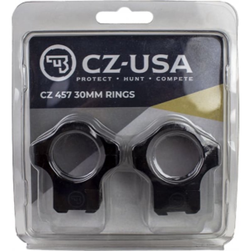 CZ-USA 457 30mm Aluminum Scope Rings 11mm Dovetail Matte 40087