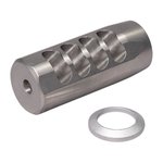 Christensen Arms Side Baffle Muzzle Brake 30 Caliber 5/8"-24 Thread Stainless Steel