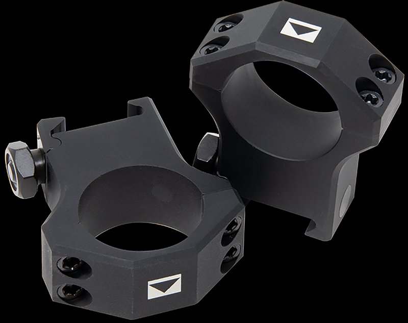 Steiner T-Series 30mm Scope Rings Extra High Picatinny Rail Matte Black Aluminum