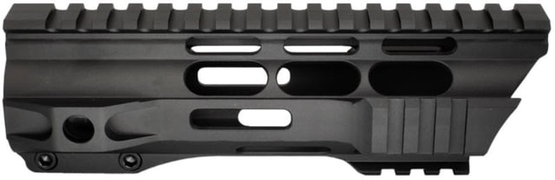 JE Machine Tech M-Lok Free Float Slant Cut Quad Rail Handguard