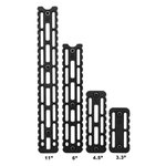 SEEKINS PRECISION ARCA Black 8 Long 3.5 Slot MLOK Mount