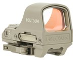 Holosun 510 Reflex Sight 1x2/65 MOA Green Dot, FDE - HE510C-GR-FDE