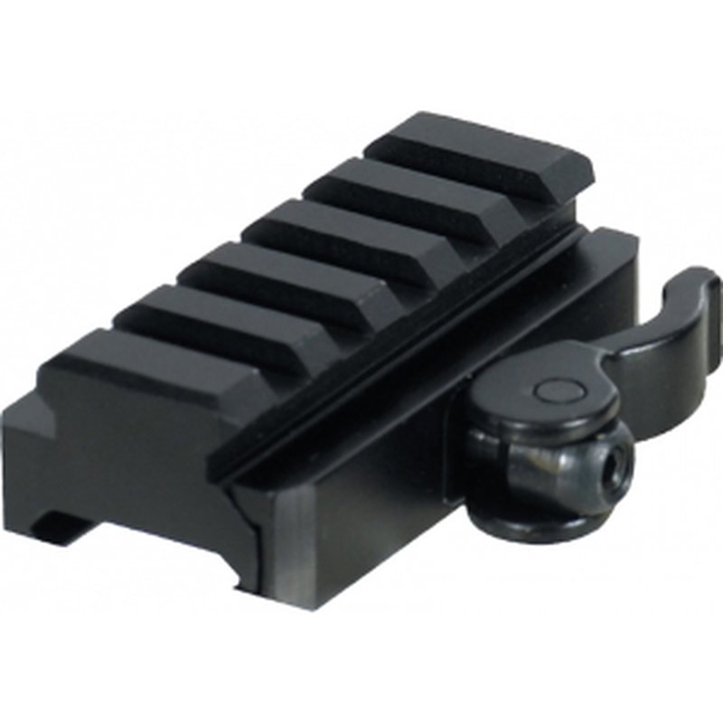 LEUPOLD UTG 5-Slot QD Lever Mount Adaptor and Riser Medium Profile