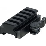 LEUPOLD UTG 5-Slot QD Lever Mount Adaptor and Riser Medium Profile