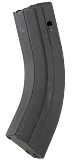 ASC Magazine AR-15 7.62x39mm 30rd Capacity Black Marlube Stainless Steel Black Follower