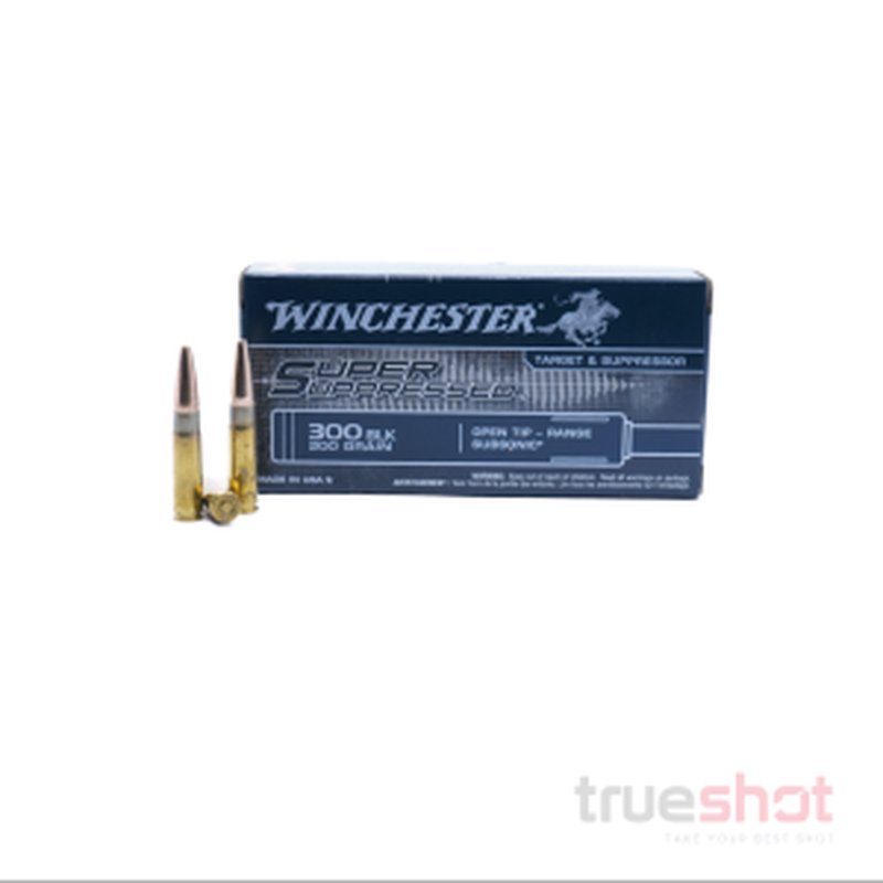 Winchester Super Suppressed 300 Blackout 200 Grain OT Subsonic