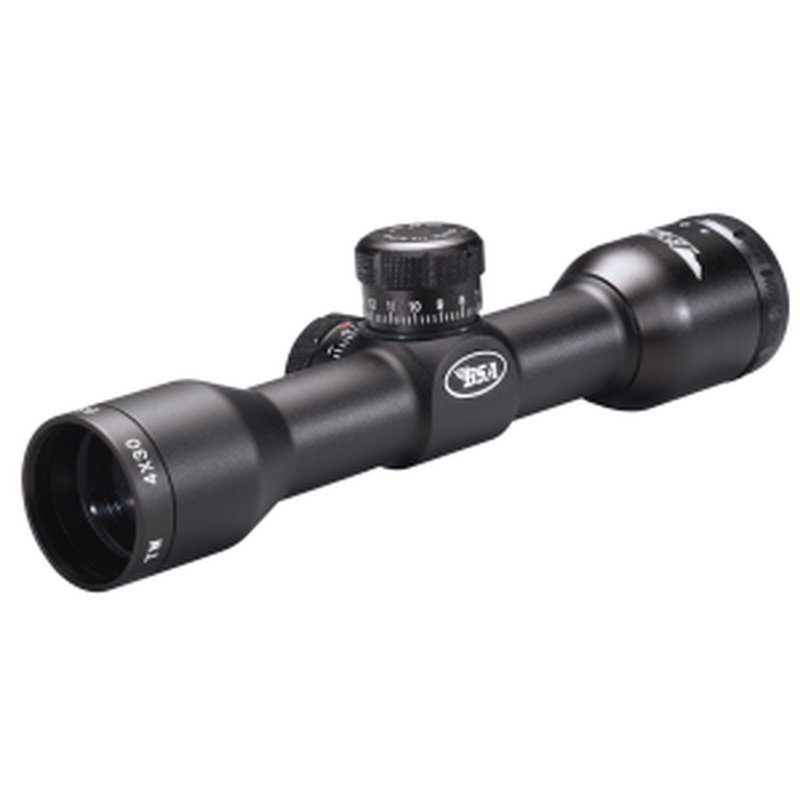 BSA 4x30mm Tactical Weapon Scope With Rings Mil-Dot Reticle
