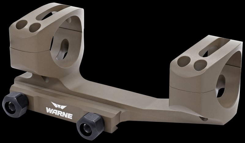 Warne X-SKEL Gen II 30mm Extended Cantilever Scope Mount Flat Dark Earth Zero MOA