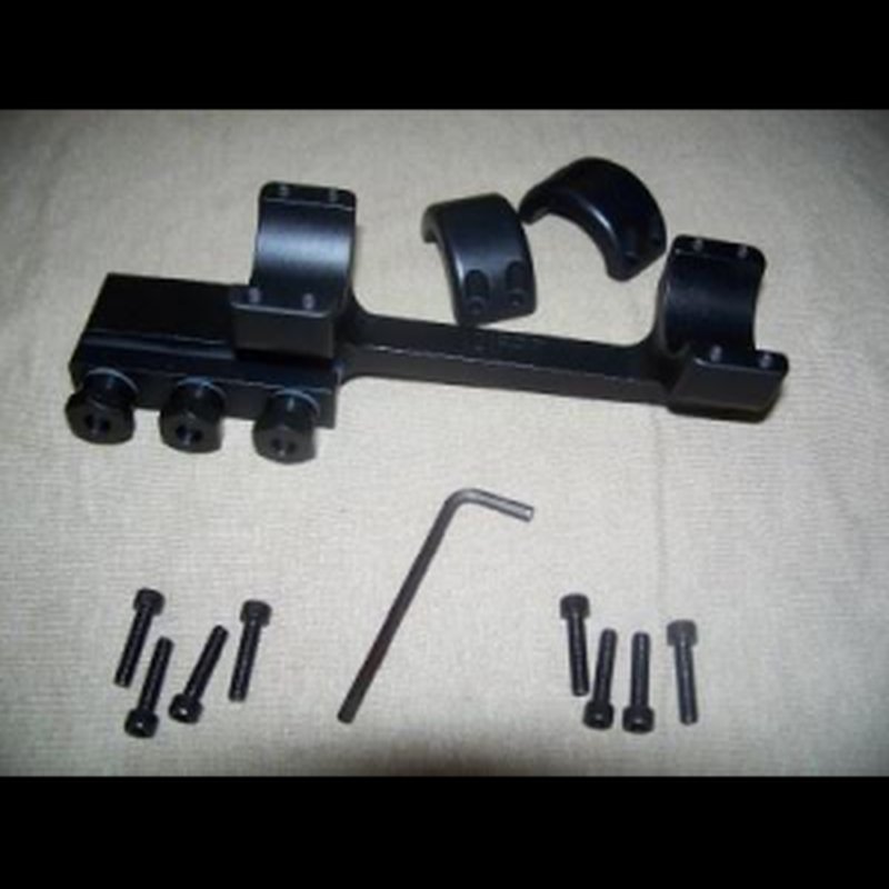 DNZ Freedom Reaper 1-Piece Forward Ring Picatinny Rail Mount - 1\" Black