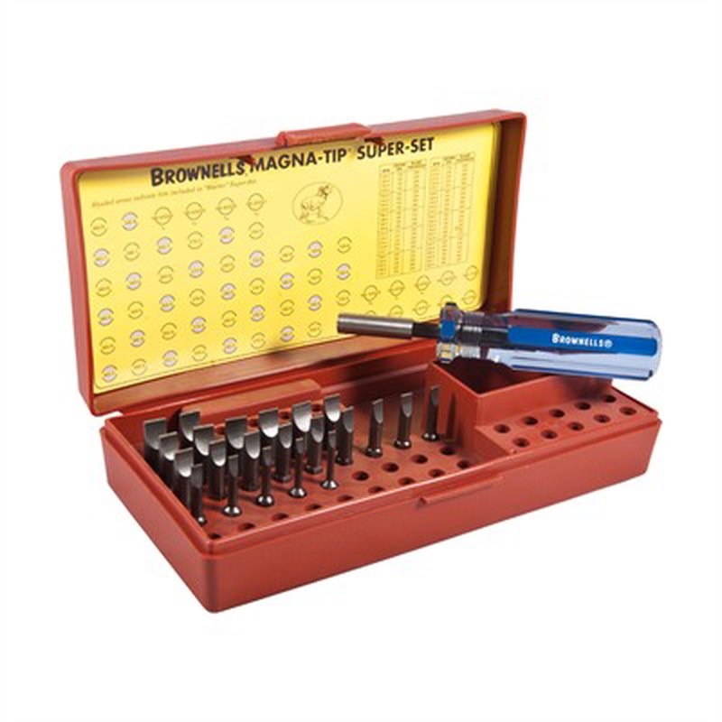 Brownells Magna-Tip 22-Bit Starter Screwdriver Set #81/#84/LE Handles