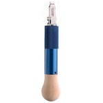 ERA-TAC Gunsmith Screwdriver w/ 4 Blades 4mm 5mm 6mm 8mm blue nutwood handle