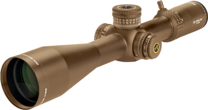 Athlon Optics Ares ETR GEN2 UHD 4.5-30x56mm 34mm Tube Rifle Scope, FFP, APLR12 IR MOA Reticle, Brown