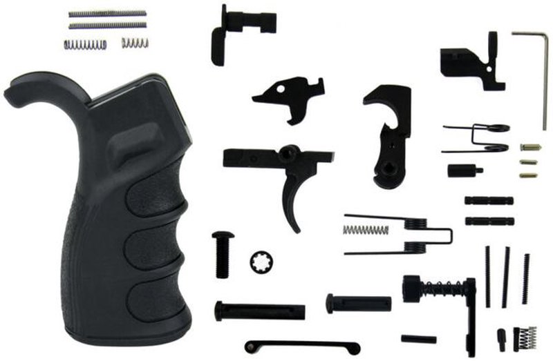 TacFire AR-10 Lower Parts Kit with PGAR-B Pistol Grip
