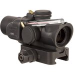 Trijicon ACOG TA44 Compact Rifle Scope 1.5x 16MM Dual-Illuminated Red Ring & 2 MOA Center Dot Reticle Low Q-LOC Mount Matte Black