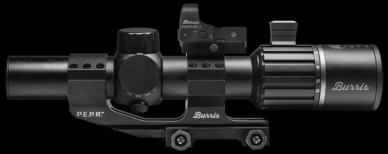 Burris RT-6 Tactical Kit 1-6x24 Rifle Scope with Illuminated Reticle and FastFire 3 P.E.P.R.