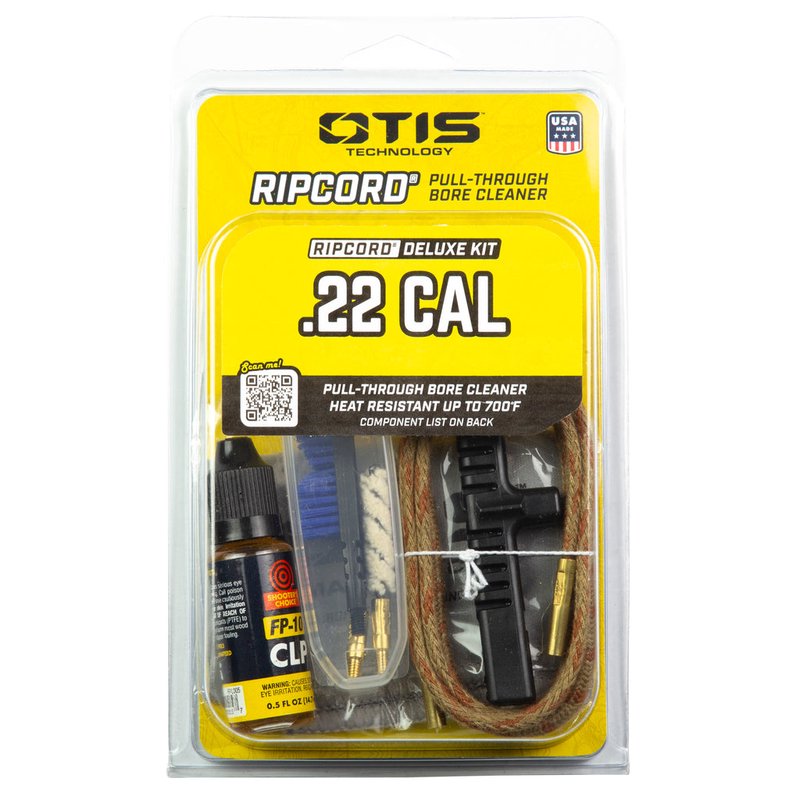 Otis Technology FG-RCD-322 Ripcord Deluxe .22 bore cleaning kit w/ FP-10 CLP