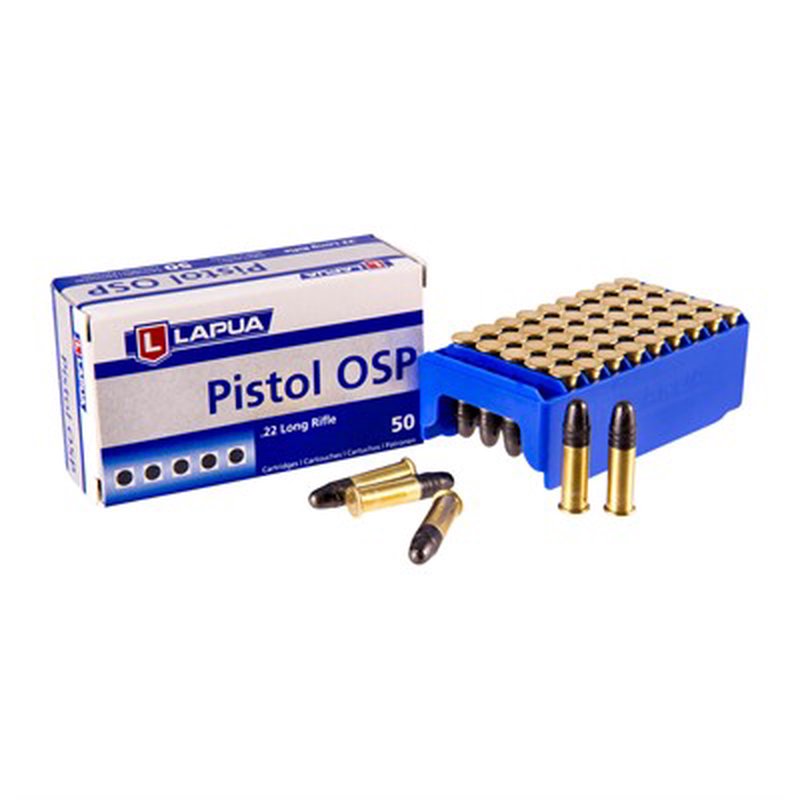 Lapua Pistol OSP 22LR Ammunition 40gr Lead Round Nose 500 Rounds