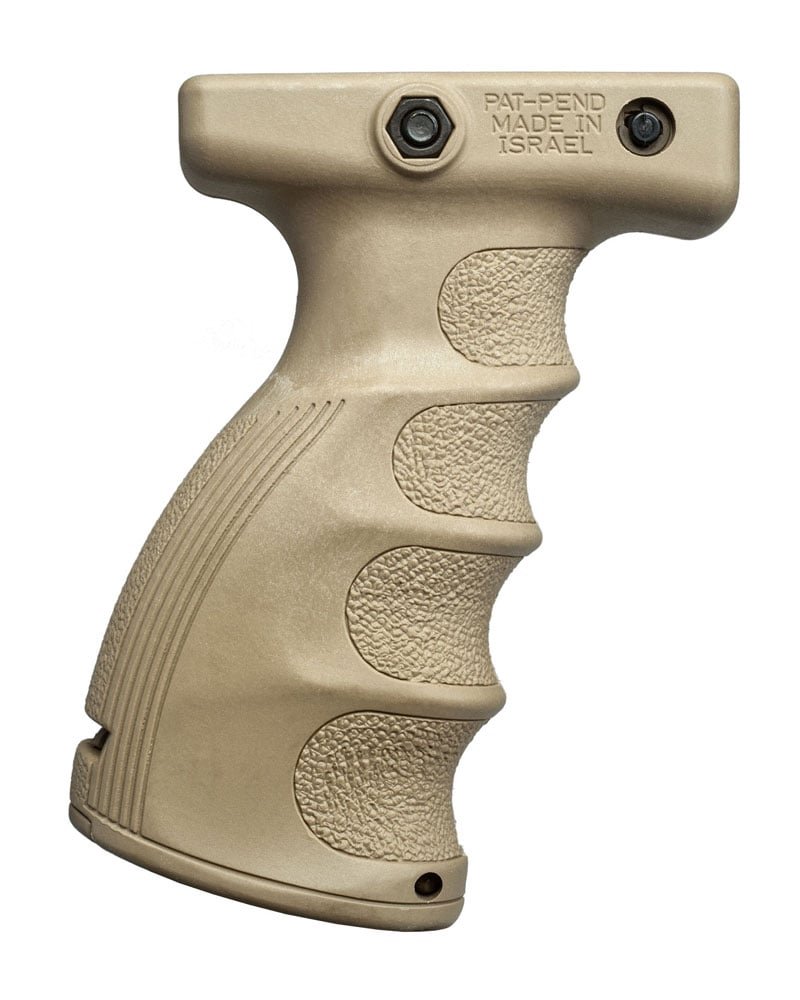 FAB Defense AG-44S Ergonomic Vertical Foregrip Picatinny QR, FDE