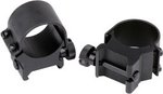 Weaver Mounts 49033 Top Mount Scope Ring Set Quick Detach For Rifle High 1" Tube Silver Steel