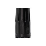 Angstadt Arms AA093LBC01 Blastwave Blast Shield Black Hardcoat Anodized Steel with 2.50" OAL for 9mm Luger 3-Lug Attachments