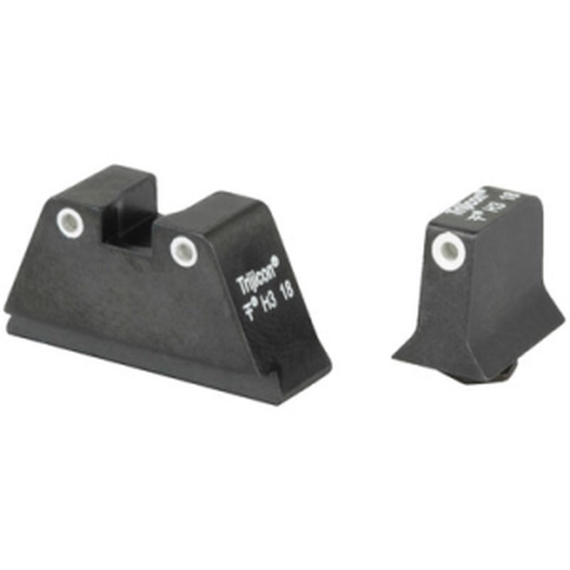 Trijicon GL201-C-600649 Suppressor Height Night Sights for Glock (9mm)