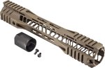 TRYBE Defense AR-15 M-LOK Extra Lightweight Quad Handguard w/ Cut Rail