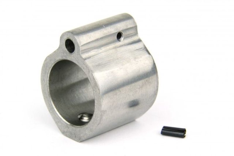 Tacfire AR15/.875 Micro/Low Profile Gas Block/Mil-Spec w/Pin Stainless Steel