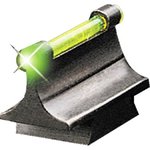 TruGlo TG95343RG 3/8" Metal Dovetail Rifle Fiber Optic Green Black