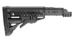 FAB Defense Reinforced Polymer Stamped AK Buttstock System Black