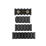 American Built Arms Company Rail Combo 4, 5, and 7 Slot Polymer Picatinny Rails - Black