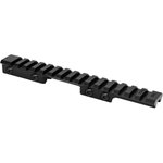 Warne 15 MOA Picatinny Scope Base for CZ 452/455 11mm Matte Black