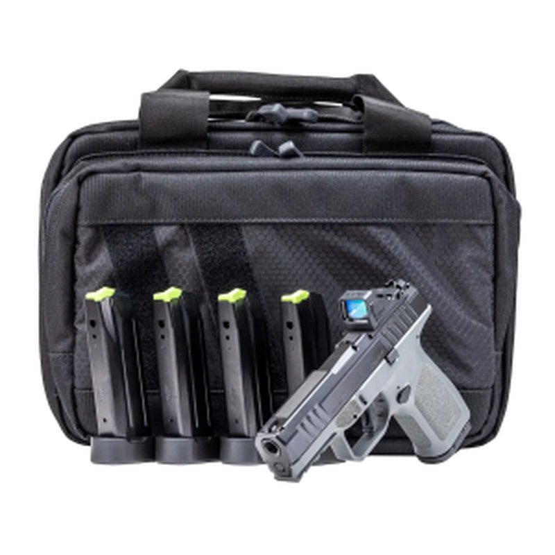 Rost Martin RM1C Compact 9mm Pistol 4 Inch Barrel Gray Frame RFX11 Green Dot