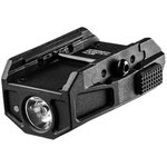 IPROTEC Mycro RM300 Rail Mount Flashlight Matte Black 50/150/300 Lumens White LED