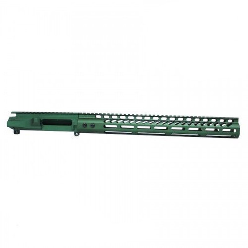 Guntec USA AR 15 Stripped Billet Upper Receiver w/15in Ultralight Series M-Lok Handguard