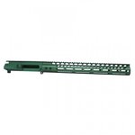 Guntec USA AR 15 Stripped Billet Upper Receiver w/15in Ultralight Series M-Lok Handguard