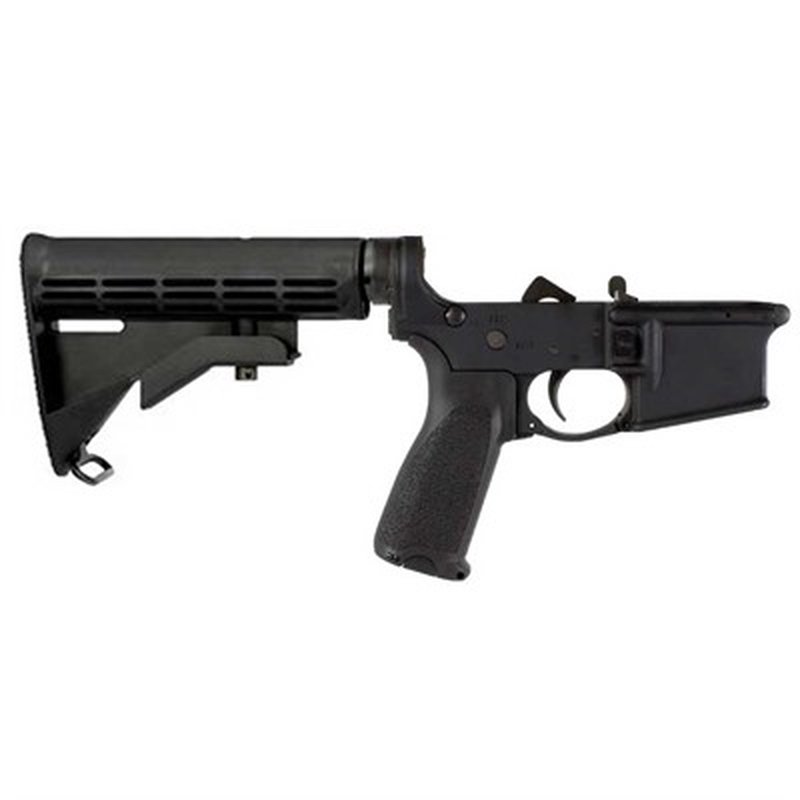 Ar-15/M16 Complete Lower Receiver W/Milspec M4 Stock - Complete Lower W/ Mil-Spec M4 Stock