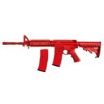 ASP Enhanced Training Red Gun - M4 Flat Top with Adjustable Stock - 2 Mags